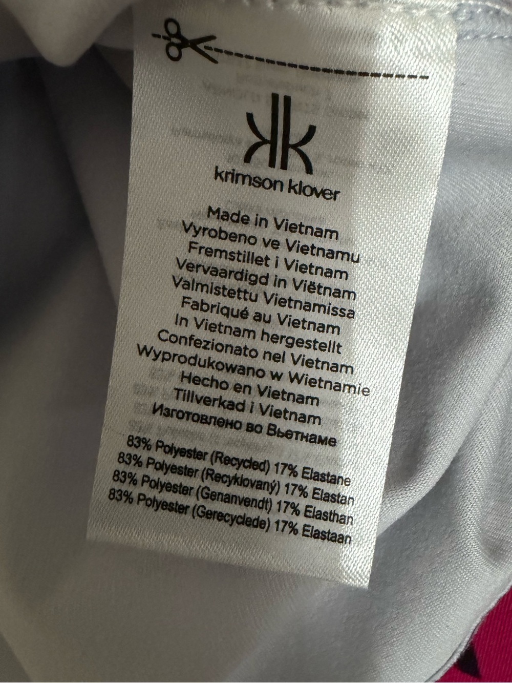 NWT Krimson Klover Gradient Quarter Zip Blue Base Layer Top Size Small - Picture 8 of 8